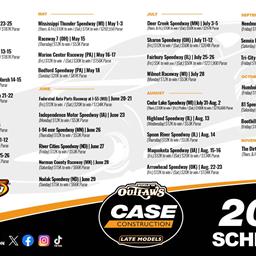 World Of Outlaws Late Models 2025 Schedule out!