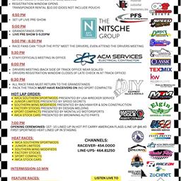 August 16th, 2025 Race Day Information