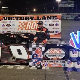 ELDON KING RUNS WIRE-TO-WIRE TO CAPTURE THE RACE OF CHAMPIONS LATE MODEL SERIES  “BUD 100” AT THE TRACK @ HILLSIDE BUFFALO