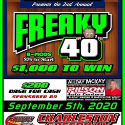 2nd Annual Fencing Freaks Freaky 40 B-Mod Special - $1,000 to win $75 to start