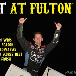 Daryn Pittman Charges to 11th Win of the Season at Fulton Speedway