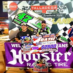 HOWARD LEADS THE LAP THAT COUNTS FOR TALLADEGA SHORT TRACK USCS WIN