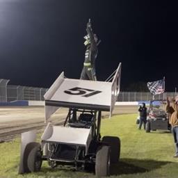 Jeremy Campbell Overcomes Late Restarts to Claim Longdale Feature Win