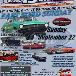 U.S.13 Dragway Run for the Rod and Fall Season Schedule Updates