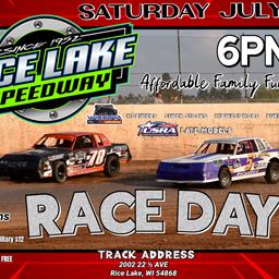 Rice Lake Speedway Races Tonight