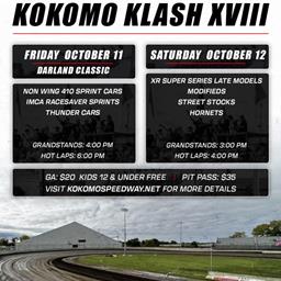 Kokomo Klash 18 Driver Registration Information