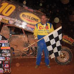GRAY SCORES LAST LAP SOUTHERN THUNDER WIN AT HARRIS SPEEDWAY