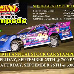49th Annual Jamestown Stock Car Stampede - September 25th and 26th!