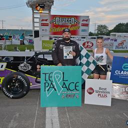 Greg O&#39;Connor Grabs Emotional Victory in Pathfinder Bank SBS Regular Season Finale at Oswego Speedway