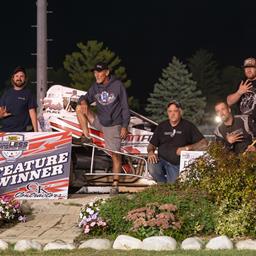 Zielski Scores Number 5 at Plymouth Dirt Track