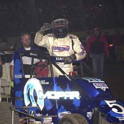 Darland Does it in Oklahoma Dodge Dealers Chili Bowl Qualifier