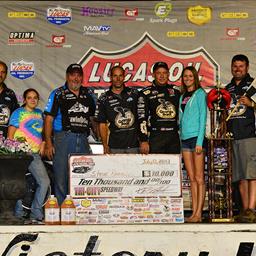 Francis Gets First Lucas Oil Late Model Dirt Series Win of the Season at Tri-City