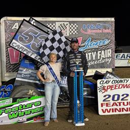 Dover Rallies From Ninth to Capture MSTS Event at Clay County Fair Speedway