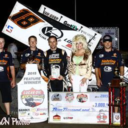 Ian Madsen Motors to First Lucas Oil ASCS Score at I-80 Speedway!