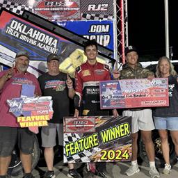 Ryder Laplante Victorious with POWRi Texas Sprint Series at Grayson County Speedway