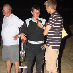 Jordan Boston took home a $5000 paycheck and the NCRA sprint car portion of the 55th annual Hutchinson Grand Nationals Saturday night (photo credit: Dusty Wiegert, midwestdirt.com)