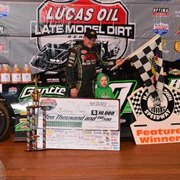 Jimmy Owens Wins Lucas Oil Late Model Dirt Series Event at Hagerstown Speedway