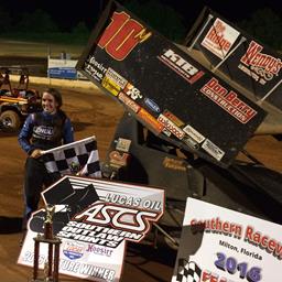 Morgan Turpen Notches First ASCS Southern Outlaw Sprint Victory at Southern Raceway
