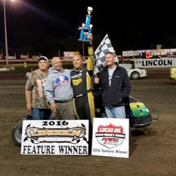 Andy Baugh tops the field at Lincoln Speedway