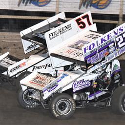 Kaleb Johnson Records First Career High Limit Sprint Car Series Top 10 Before Equaling Career-Best World of Outlaws Result