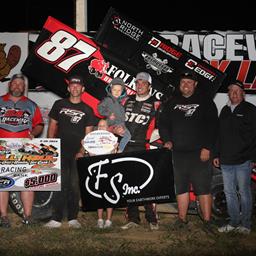 Aaron Reutzel Seizes Sprint Invaders $5,000 “Fall Haul” at 34 Raceway!