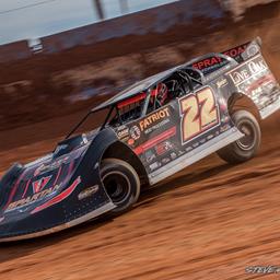 Cherokee Speedway (Gaffney, SC) – Carolina Clash Super Late Model Series &amp;amp; Mid-East Super Late Model Series – Blue/Gray – November 17th, 2024. (Steve Moore Photo)