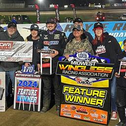 Wesley Smith Wins in Epic Fashion at I-70 Speedway with POWRi WAR