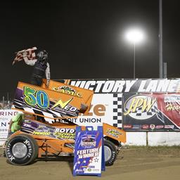 Chase Viebrock Captures Win as Sprint Cars Make Their First Stop of the Season at the Princeton Speedway.