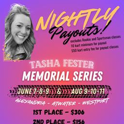 Tasha Fester Memorial Series Payout Flyer