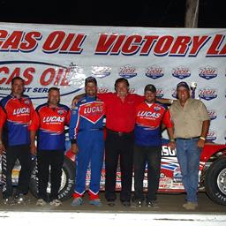 Earl Pearson, Jr. Prevails in Lucas Oil Late Model Dirt Series Event at Tri-City Speedway