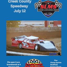 Sooner Late Models visit Creek County Speedway Saturday