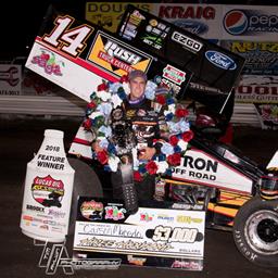 Carson Macedo Sails To Sage Fruit Ultimate Challenge Victory With Lucas Oil American Sprint Car Series
