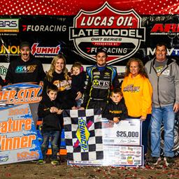 Farmer City Raceway (Farmer City, IL) – Lucas Oil Late Model Dirt Series – Farmer City 74 – May 11th, 2025. (Heath Lawson photo)