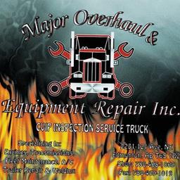 Major Overhaul &amp; Equipment Inc  - Associate sponsor for 2015