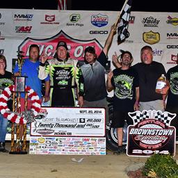 Scott Bloomquist Wins Record Fifth Jackson 100 on Saturday Night at Brownstown Speedway