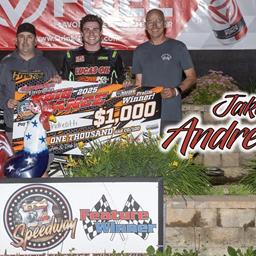Jake Andreotti Strikes First on Keizer Wheels Prelim Night at US 24 Speedway!