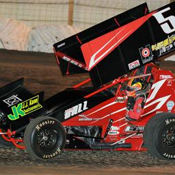 Ball Rebounds to Finish Fifth at 34 Raceway, Places Third in Sprint Invaders Championship Standings