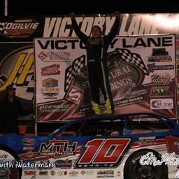 SEARING BLASTS TO STRUCTURAL BUILDINGS LATE MODEL WISSOTA CHALLENGE SERIES WIN AT OGILVIE RACEWAY