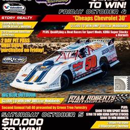 Valvoline American Late Model Iron-Man Series Fueled by VP Racing Fuels Charges to Mudlick Valley Raceway for Fall 40 Weekend October 4, October 5