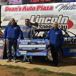 Trever Feathers Wins Lincoln Super Late Model Clash