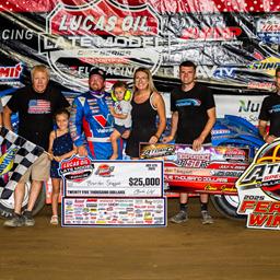 Atomic Speedway (Alma, OH) –  Lucas Oil Late Model Dirt Series – Independence 50 – July 4th, 2025. (Heath Lawson photo)