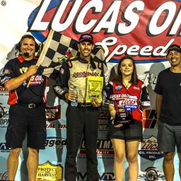Whitwell turns tune-up visit into USRA Modified feature win in Lucas Oil Speedway headliner