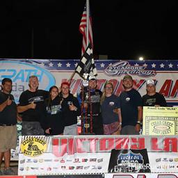 Garrett Alberson wins Harvest Hustler opener at Sycamore, collects $7,000