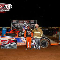 B.J. Robinson raced to his third CCSDS win of the 2024 season on Friday, October 18 at Texarkana 67 Speedway.