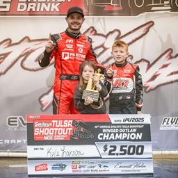 Kyle Larson Strikes Gold With WFO Outlaw Feature Win At The Tulsa Shootout