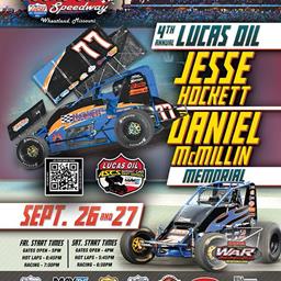 Lucas Oil ASCS Heads for 4th annual Jesse Hockett/Daniel McMillin Memorial