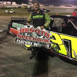 Hernandez takes Turkey Gobbler 100 at Desoto Speedway