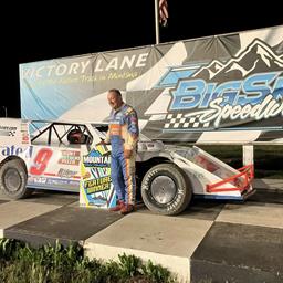 Ken Schrader won the Modified feature on Friday, June 13 at Big Sky Speedway.