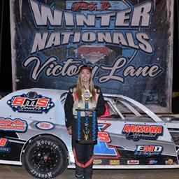 Dotson rolls to fourth IMCA.TV Winter Nationals win, Alves, Murty, Brown, Clem take Thursday checkers, too