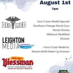 We are BACK! After 2 week of no racing we are ready to kickoff August!!